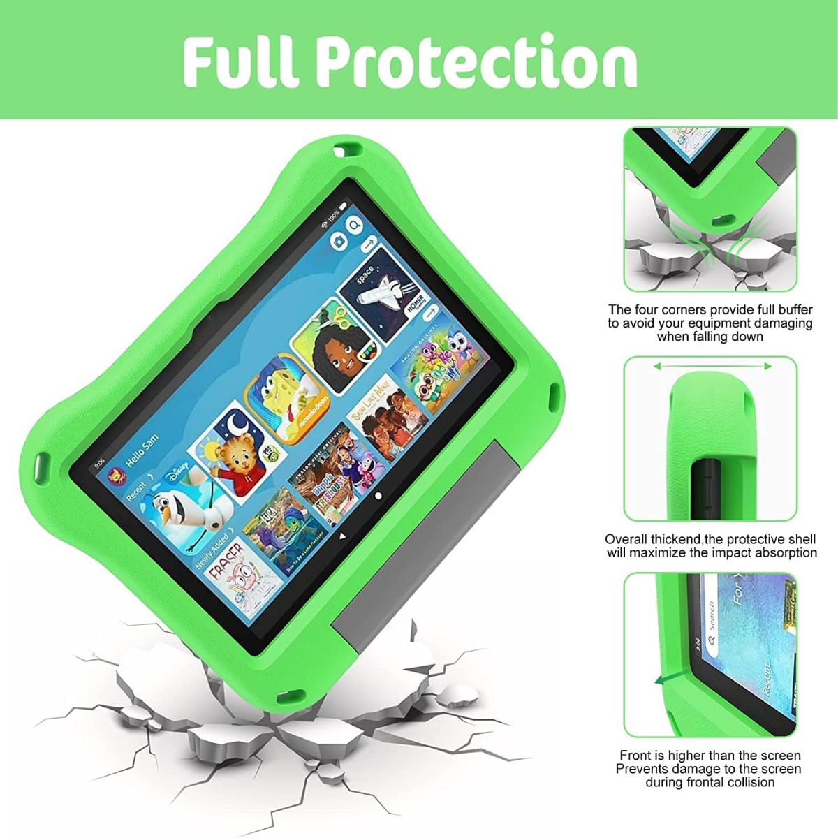 ［新品］Fire HD 10 Kids 32GB グリーン Amazon.co.jp: Amazon Fire HD 10 キッズモデル (10インチ